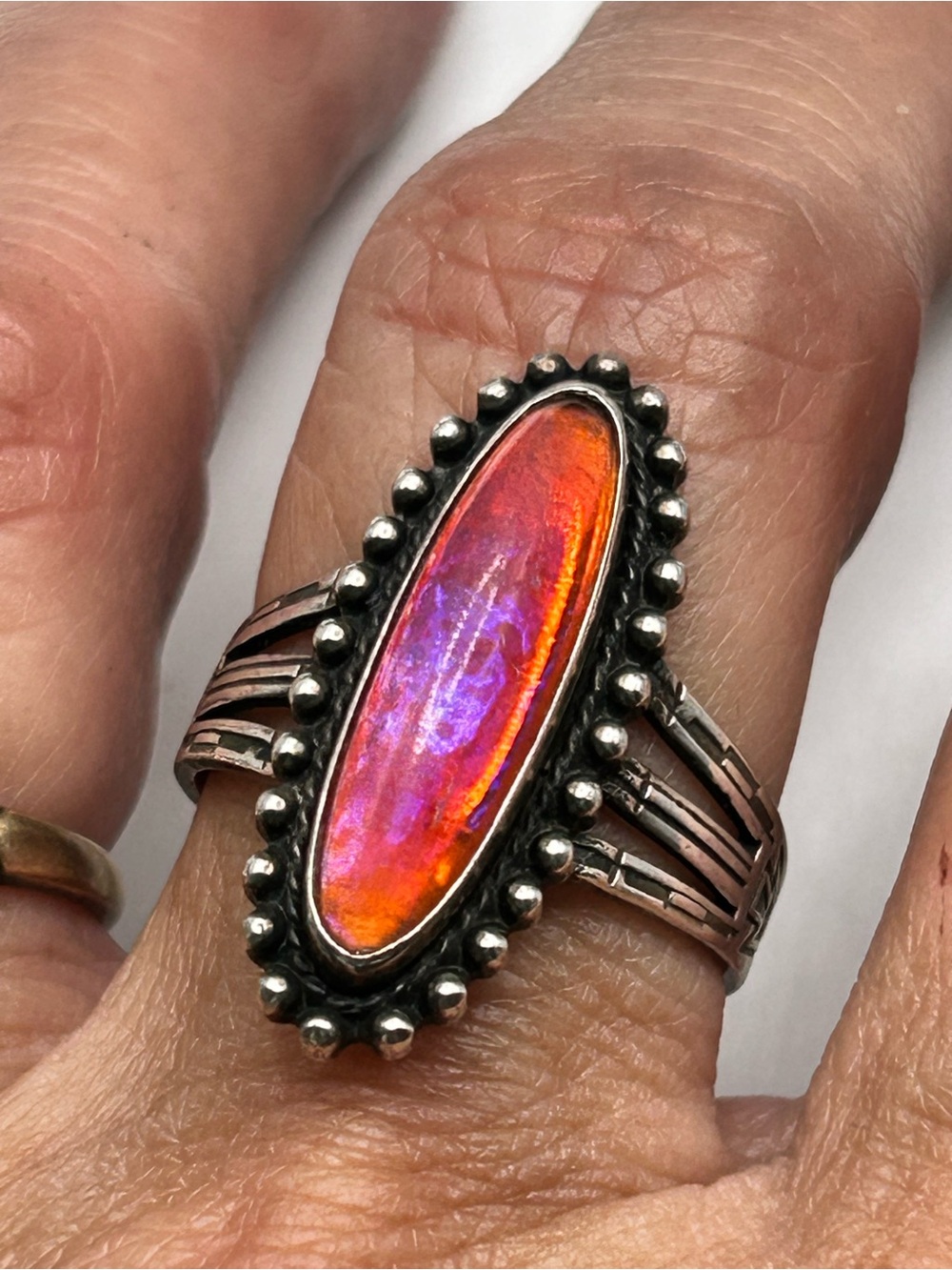 Maisel’s Dragons Breath Sterling Ring Fred Harvey Era